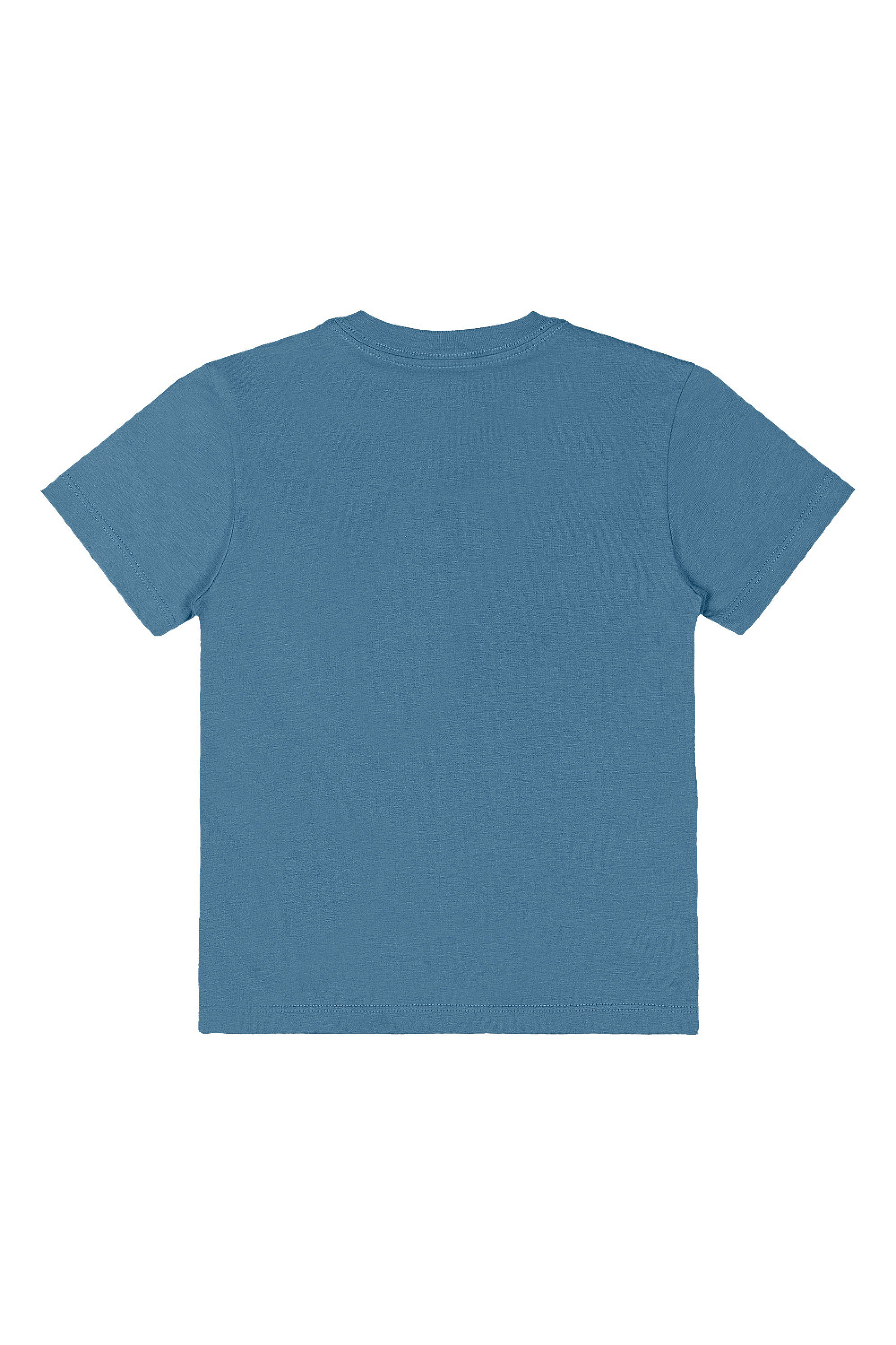Conjunto Infantil Camiseta e Bermuda Ajustável (Azul) Quimby - Imagem 17